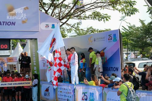 Race photo from CISANGKAN KBP CITY RUN 2025
