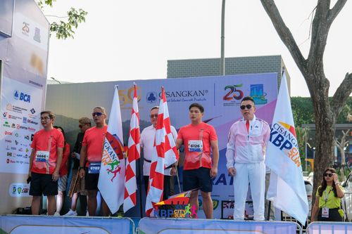 Race photo from CISANGKAN KBP CITY RUN 2025