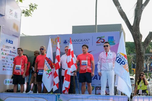 Race photo from CISANGKAN KBP CITY RUN 2025