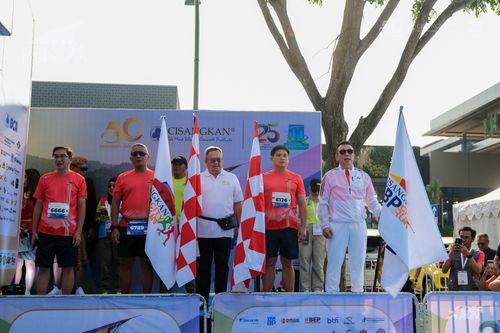 Race photo from CISANGKAN KBP CITY RUN 2025