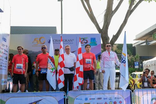 Race photo from CISANGKAN KBP CITY RUN 2025