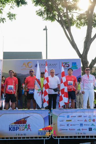 Race photo from CISANGKAN KBP CITY RUN 2025