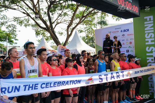 Race photo from CISANGKAN KBP CITY RUN 2025