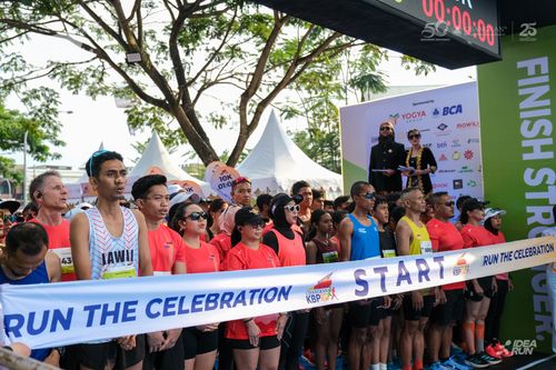 Race photo from CISANGKAN KBP CITY RUN 2025