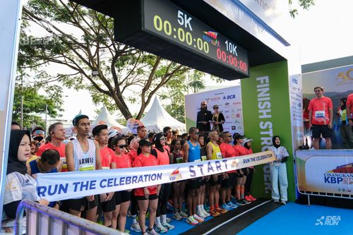 Race photo from CISANGKAN KBP CITY RUN 2025