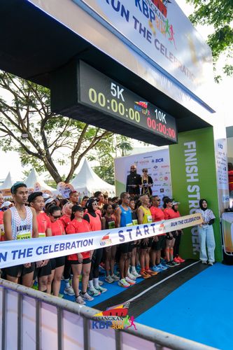 Race photo from CISANGKAN KBP CITY RUN 2025