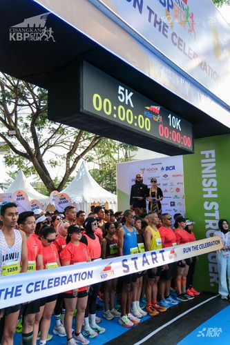 Race photo from CISANGKAN KBP CITY RUN 2025