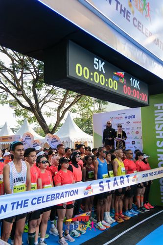 Race photo from CISANGKAN KBP CITY RUN 2025