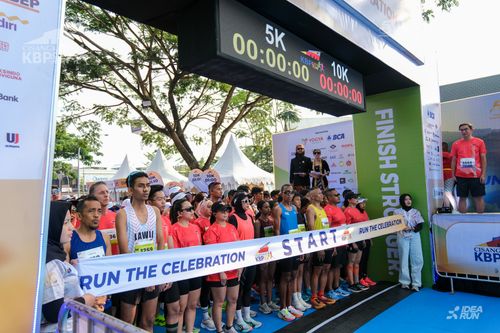 Race photo from CISANGKAN KBP CITY RUN 2025