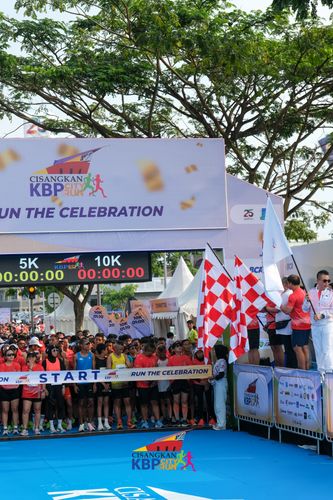 Race photo from CISANGKAN KBP CITY RUN 2025