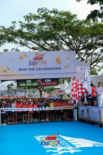 Race photo from CISANGKAN KBP CITY RUN 2025