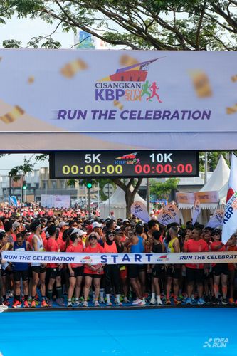Race photo from CISANGKAN KBP CITY RUN 2025