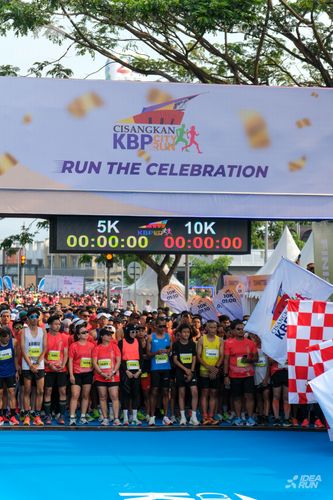 Race photo from CISANGKAN KBP CITY RUN 2025