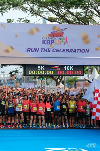 Race photo from CISANGKAN KBP CITY RUN 2025
