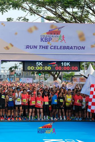 Race photo from CISANGKAN KBP CITY RUN 2025