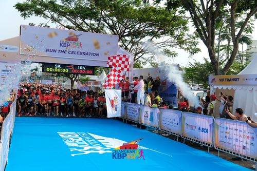 Race photo from CISANGKAN KBP CITY RUN 2025