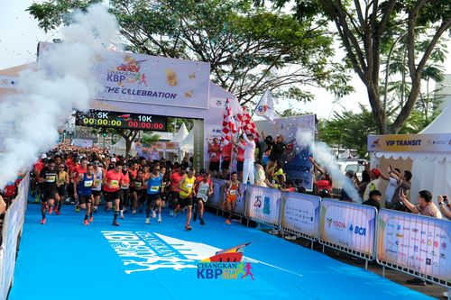 Race photo from CISANGKAN KBP CITY RUN 2025
