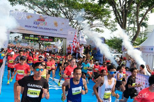 Race photo from CISANGKAN KBP CITY RUN 2025