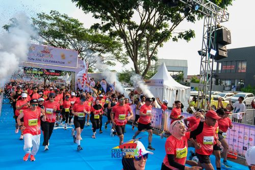 Race photo from CISANGKAN KBP CITY RUN 2025