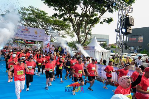 Race photo from CISANGKAN KBP CITY RUN 2025