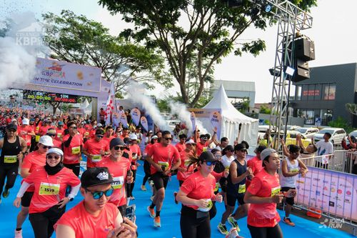 Race photo from CISANGKAN KBP CITY RUN 2025