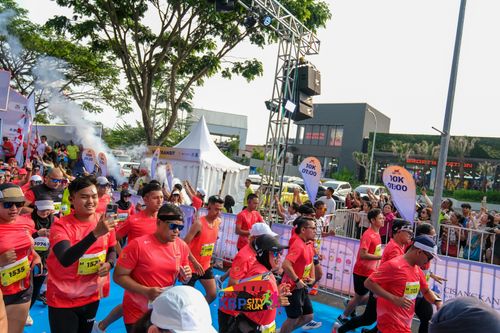 Race photo from CISANGKAN KBP CITY RUN 2025