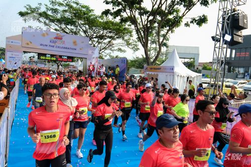 Race photo from CISANGKAN KBP CITY RUN 2025