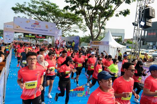 Race photo from CISANGKAN KBP CITY RUN 2025
