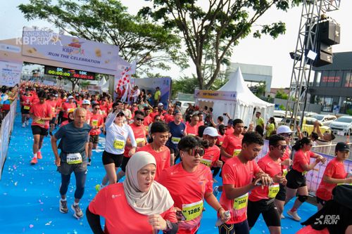 Race photo from CISANGKAN KBP CITY RUN 2025