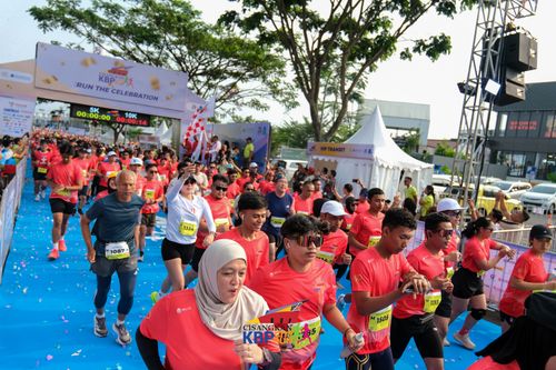 Race photo from CISANGKAN KBP CITY RUN 2025