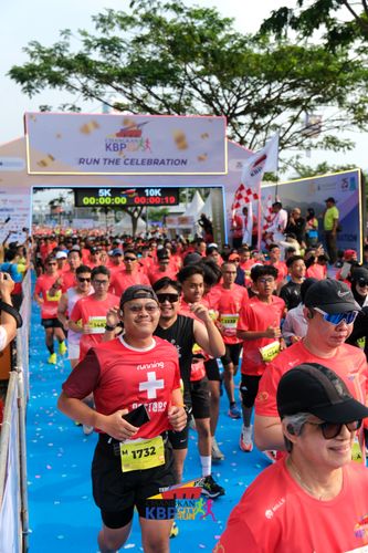 Race photo from CISANGKAN KBP CITY RUN 2025