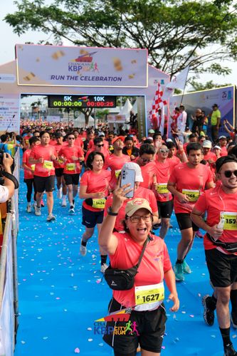 Race photo from CISANGKAN KBP CITY RUN 2025