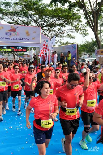 Race photo from CISANGKAN KBP CITY RUN 2025