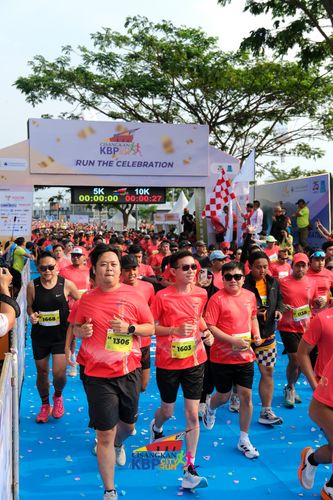 Race photo from CISANGKAN KBP CITY RUN 2025