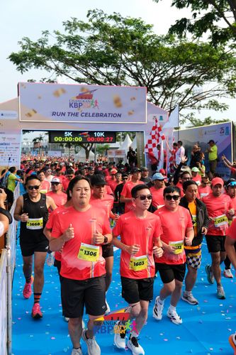 Race photo from CISANGKAN KBP CITY RUN 2025
