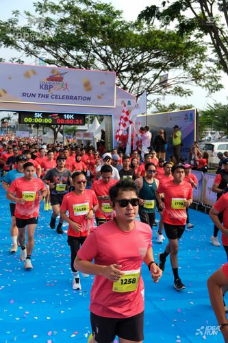 Race photo from CISANGKAN KBP CITY RUN 2025