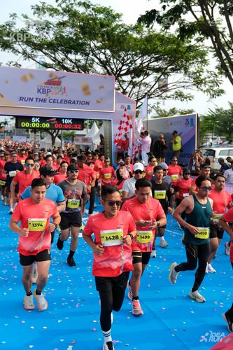 Race photo from CISANGKAN KBP CITY RUN 2025