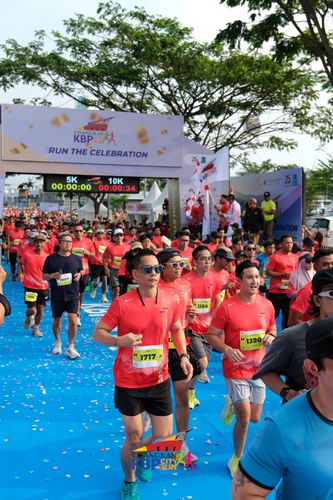 Race photo from CISANGKAN KBP CITY RUN 2025