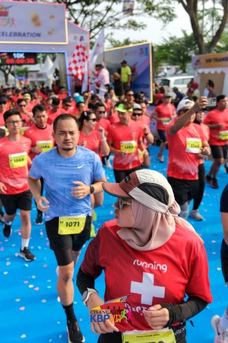 Race photo from CISANGKAN KBP CITY RUN 2025