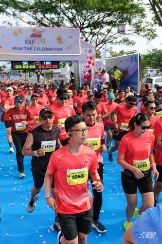 Race photo from CISANGKAN KBP CITY RUN 2025