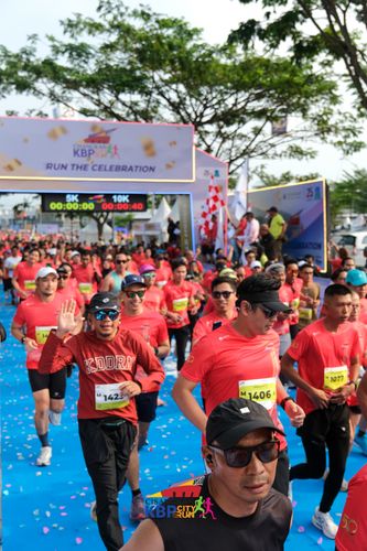Race photo from CISANGKAN KBP CITY RUN 2025