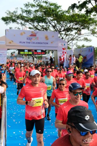Race photo from CISANGKAN KBP CITY RUN 2025