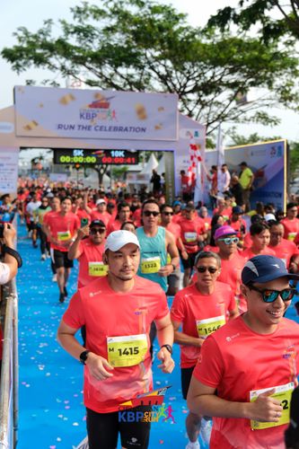 Race photo from CISANGKAN KBP CITY RUN 2025