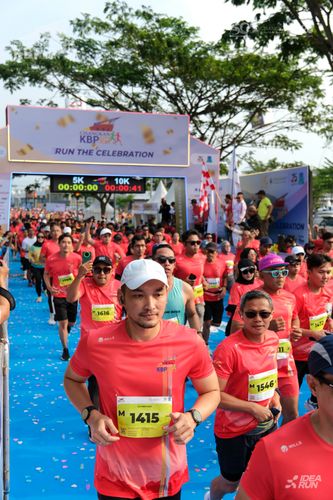 Race photo from CISANGKAN KBP CITY RUN 2025