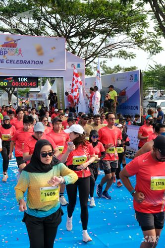 Race photo from CISANGKAN KBP CITY RUN 2025