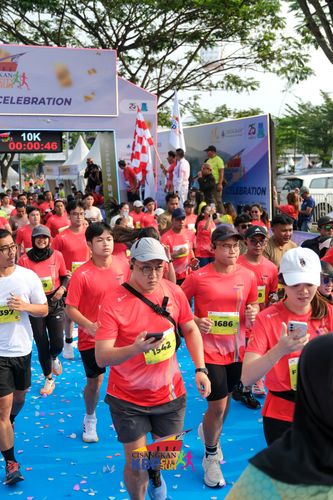 Race photo from CISANGKAN KBP CITY RUN 2025