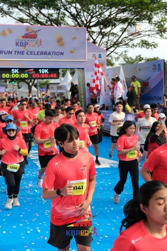 Race photo from CISANGKAN KBP CITY RUN 2025