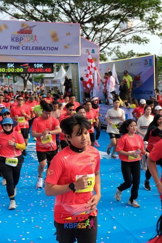 Race photo from CISANGKAN KBP CITY RUN 2025