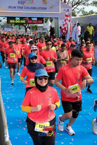 Race photo from CISANGKAN KBP CITY RUN 2025