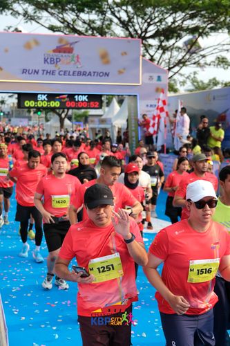 Race photo from CISANGKAN KBP CITY RUN 2025